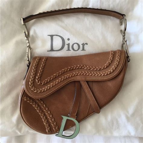 dior leather saddle